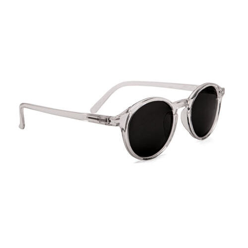 Kristall Lese-Sonnenbrille – rund, glänzend &amp; umwerfend